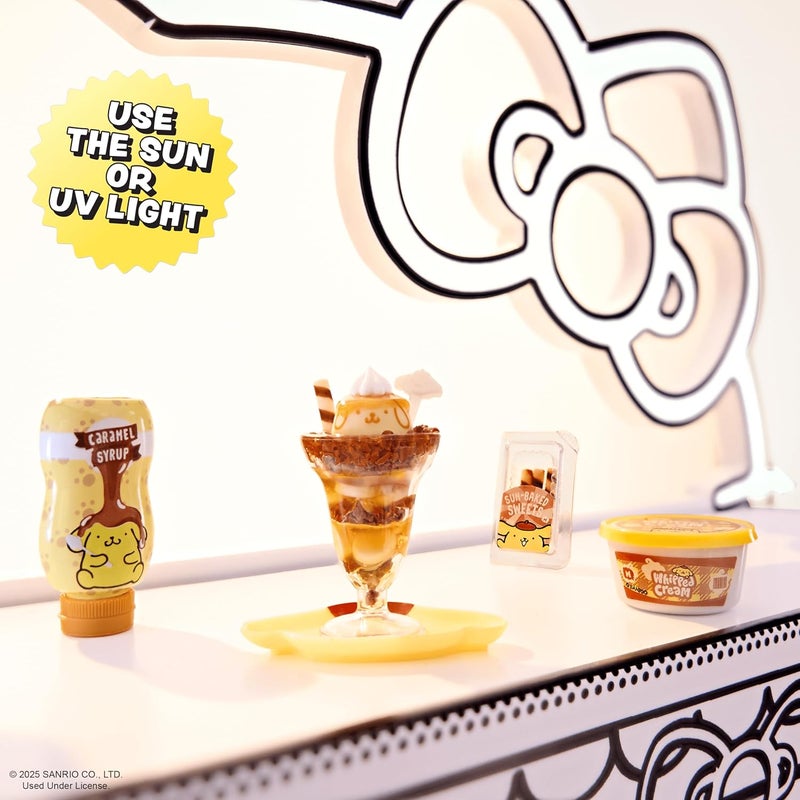 MGA's Miniverse MGA’s Miniverse Make It Mini Sanrio Hello Kitty & Friends Series 2, DIY Collectible Resin Snacks, Desserts, Accessories & Display Case, Keroppi, Cinnamoroll, Pompompurin, Kuromi Minis- 547235 - Image 3